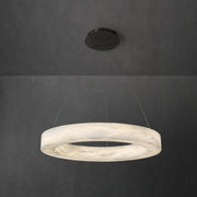 Alabaster Ring Chandelier