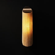 Alisa Luxury Plated Aluminum Chain Tassel Long Wall Lamp