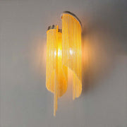 Aluminum Fiona Chain Tassel Wall Sconce