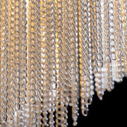 Aluminum Modern Chain Tassel Chandelier