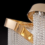 Aluminum Modern Chain Tassel Chandelier