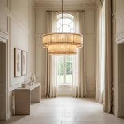 San Marco Alabaster Round 2-Tiered Chandelier 22/37/48/60