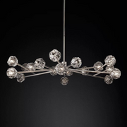 Boule De Cristal Clear/Smoke Crystal Ball Modern Round Chandelier Light 60