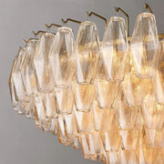 Chiaray Glass Multi-Tier Round Chandelier 47