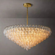Chiaray Glass Multi-Tier Round Chandelier 47