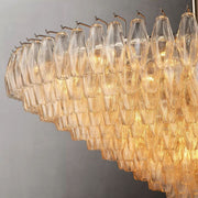 Chiaray Glass Multi-Tier Round Chandelier 61