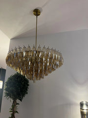 Chiaray Glass Multi-Tier Round Chandelier 47