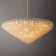 Chiaray Glass Multi-Tier Round Chandelier 61