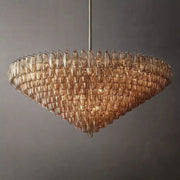 Chiaray Glass Multi-Tier Round Chandelier 61