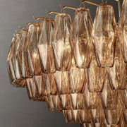 Chiaray Glass Multi-Tier Round Chandelier 61