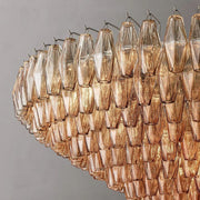 Chiaray Glass Multi-Tier Round Chandelier 61