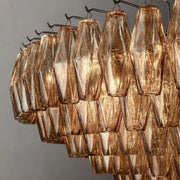 Chiaray Glass Multi-Tier Round Chandelier 61