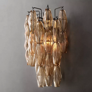 Chiara Smoke/Clear Sconce 20