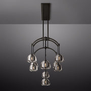 Hemispheres Linear Chandelier 54