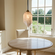 Harlow de Alabaster Translucent Modern Calcite Pendant Light