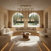 Lacour Clear Glass Round Chandelier 72