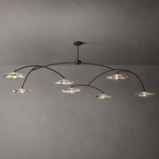 Lily Clear Glass Round Chandelier 54