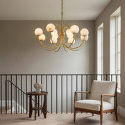 Alabaster Vintage Modern Dining Room Light Fixtures, Bedroom Chandeliers