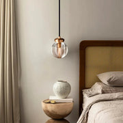 Modern Pearl Glass Pendant Light, Kitchen Island Lamp