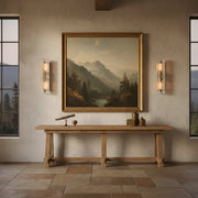 Lattice Clear/Smoke Glass Sconce 30