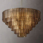 Sirene Clear/Smoke Glass Round Chandelier 41”