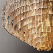 Sirene Clear/Smoke Glass Round Chandelier 65