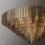 Sirene Clear/Smoke Glass Round Chandelier 65