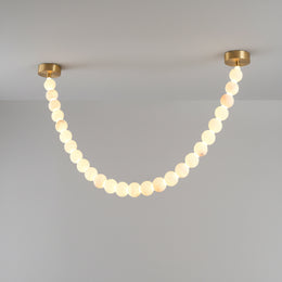 Pearl Alabaster Necklace Chandelier