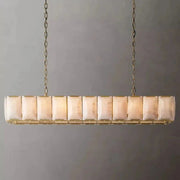 Harlowe Calcite Rectangular Chandelier 74