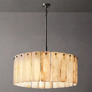 Calamette Modern Alabaster Round Chandelier 36