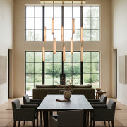 Audubong Modern Alabaster Linear Chandelier 54