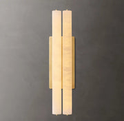 Audubong Modern Alabaster Double Sconce 15