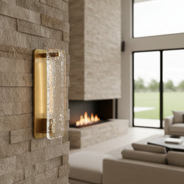 Calamette Modern Glass Sconce 12