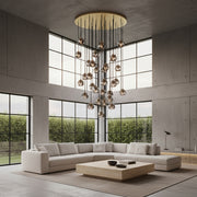 Luxury Boule De Cristal Smoke Crystal Chandelier 40