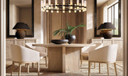 Ravelle Linear Milk Glass Chandelier 71