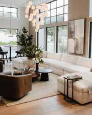 Arica Alabaster Rectangular Modern Dining Room Light Fixtures, Living Room Chandeliers