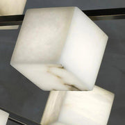 Lifang Alabaster Linear Modern Dining Room Light Fixtures, Living Room Chandeliers