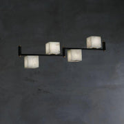 Lifang Alabaster Linear Modern Dining Room Light Fixtures, Living Room Chandeliers