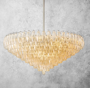Chiaray Glass Multi-Tier Round Chandelier 47