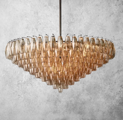 Chiaray Glass Multi-Tier Round Chandelier 47