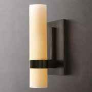 Ravelle Milk Glass  Sconce