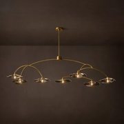 Lily Clear Glass Round Chandelier 54