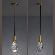 Modern Amorphous Crystal Pendant Light