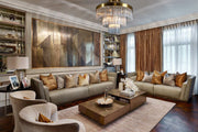 Valentina Satin Brass Chandelier