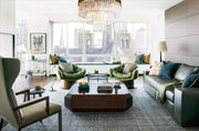 Valentina Satin Brass Chandelier