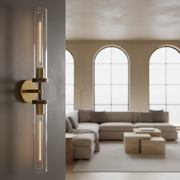 Lambeth Knurled Grand Linear Sconce Modern Creative Wall Lamp