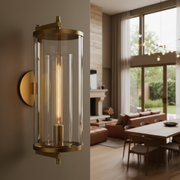 Devaux Grand Round Sconce Modern Stairwell Wall Sconce 23