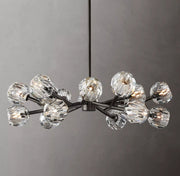 Boule De Cristal Clear/Smoke Crystal Ball Modern Round Chandelier Light 36
