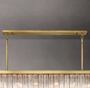 Cielo Glass Tube Linear Chandelier 72