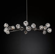 Boule De Cristal Clear/Smoke Crystal Ball Modern Round Chandelier Light 60